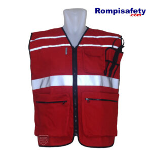 Jual Rompi Safety Drill Merah