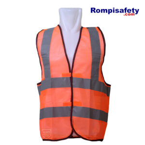 Jual Rompi Safety Polyester Oranye Orange