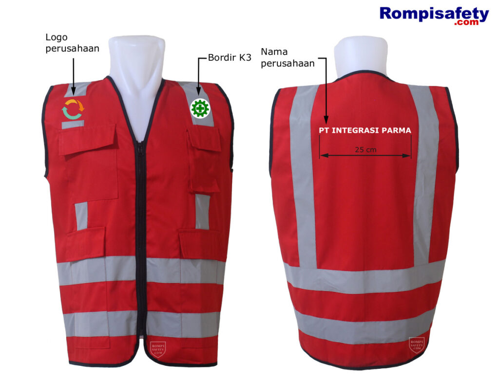 Jasa Bordir Rompi Safety Drill-2